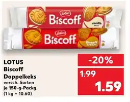 Kaufland DE LOTUS Biscoff Doppelkeks tilbud