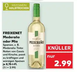 Kaufland DE FREIXENET Mederaño oder mia tilbud