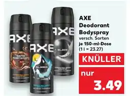 Kaufland DE AXE Deodorant bodyspray tilbud