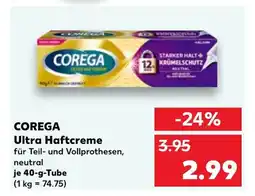 Kaufland DE COREGA Ultra haftcreme tilbud