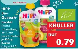 Kaufland DE HIPP Bio- quetsch- beutel tilbud