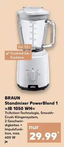 Kaufland DE BRAUN Standmixer powerblend 1 jb 1050 wh tilbud