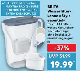 Kaufland DE Brita wasserfilter- kanne style essential tilbud