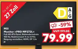 Kaufland DE MSI Monitor pro mp272l tilbud