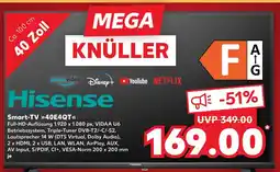 Kaufland DE HISENSE Smart-tv 40E4QT tilbud