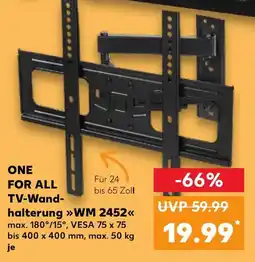 Kaufland DE One for all tv-wand- halterung wm 2452 tilbud