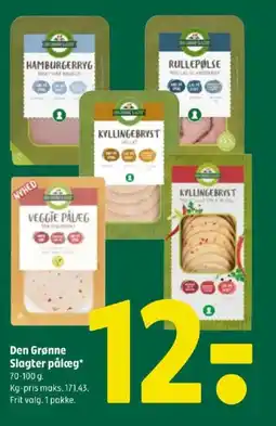 Coop 365 Den Grønne Slagter pålæg tilbud