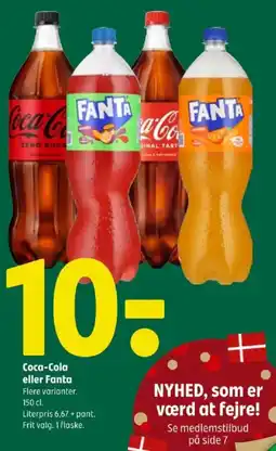 Coop 365 Coca-Cola eller Fanta tilbud