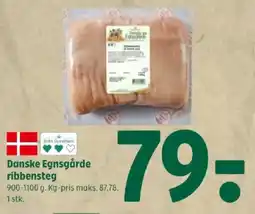 Coop 365 Danske Egnsgårde ribbensteg tilbud