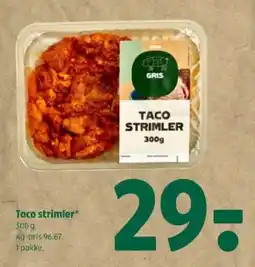 Coop 365 Taco strimler tilbud