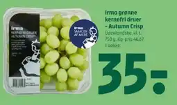 Coop 365 Irma grønne kernefri druer - Autumn Crisp tilbud
