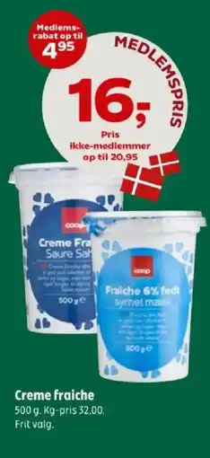 Coop 365 Creme fraiche tilbud