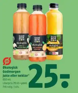 Coop 365 Økologisk Godmorgen juice eller nektar tilbud