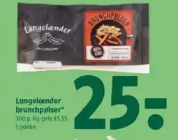 Coop 365 Langelænder brunchpølser tilbud