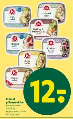 Coop 365 K-Salat pålægssalater tilbud