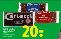 Coop 365 Carletti Conditor eller mini plade tilbud