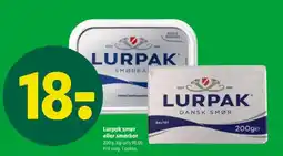 Coop 365 Lurpak smør eller smørbar tilbud