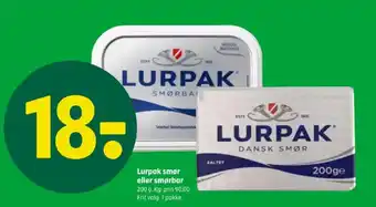Lurpak smør eller smørbar