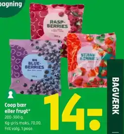 Coop 365 Coop bær eller frugt tilbud
