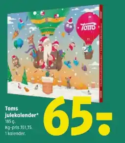 Coop 365 Toms julekalender tilbud