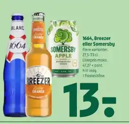 Coop 365 1664, Breezer eller Somersby tilbud
