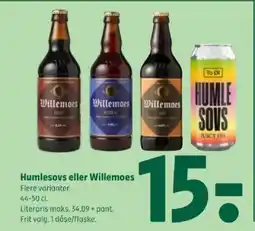 Coop 365 Humlesovs eller Willemoes tilbud