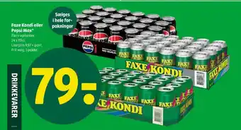 Coop 365 FAXE KONDI eller PEPSI Max tilbud