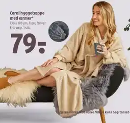Coop 365 Coral hyggetæppe med cermer tilbud