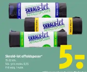 Coop 365 Skrald-let affaldsposer tilbud