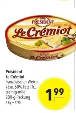 Citti PRESIDENT Le Crémiot tilbud