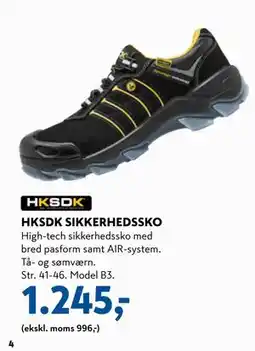 Davidsen HKSDK SIKKERHEDSSKO, DKK 1245 tilbud