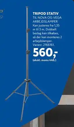 Davidsen TRIPOD STATIV, DKK 560 tilbud