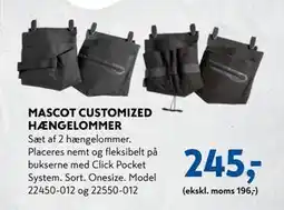 Davidsen MASCOT CUSTOMIZED HÆNGELOMMER, DKK 245 tilbud