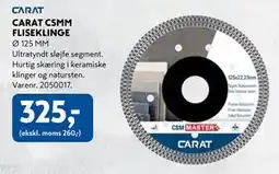 Davidsen CARAT CSMM FLISEKLINGE, DKK 325 tilbud