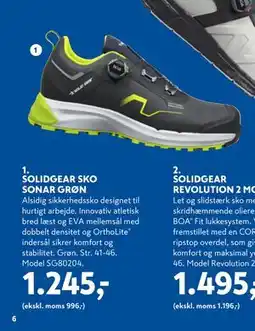 Davidsen SOLIDGEAR SKO SONAR GRØN, DKK 1245 tilbud