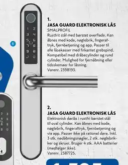 Davidsen JASA GUARD ELEKTRONISK LÅS, DKK 1595 tilbud