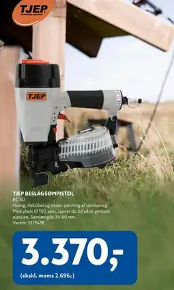 Davidsen TJEP BESLAGSØMPISTOL, DKK 3370 tilbud
