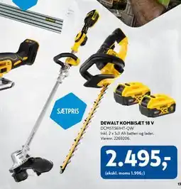 Davidsen DEWALT KOMBISÆT 18 V, DKK 2495 tilbud