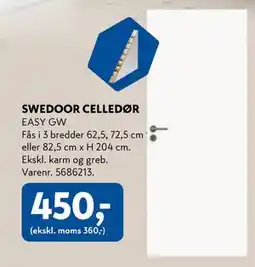 Davidsen SWEDOOR CELLEDØR, DKK 450 tilbud