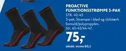 Davidsen PROACTIVE FUNKTIONSSTRØMPE 3-PAK, DKK 75 tilbud