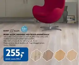 Davidsen BERRY ALLOC ORIGINAL HØJTRYKSLAMINATGULV, DKK 255 tilbud