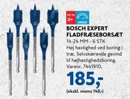 Davidsen BOSCH EXPERT FLADFRÆSEBORSÆT, DKK 185 tilbud