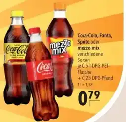 Citti Coca-Cola, Fanta, Sprite oder mezzo mix tilbud