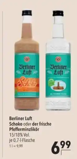 Citti Berliner Luft Schoko oder der frische Pfefferminzlikör tilbud