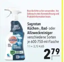 Citti Sagrotan Küchen-, Bad- oder Allzweckreiniger tilbud