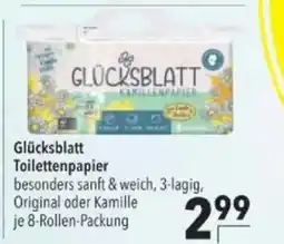 Citti Glücksblatt Toilettenpapier tilbud