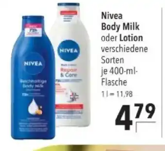 Citti NIVEA Body Milk oder Lotion tilbud