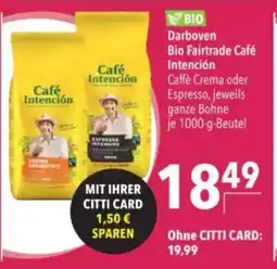 Citti Darboven Bio Fairtrade Café Intención tilbud