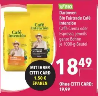 Citti Darboven Bio Fairtrade Café Intención tilbud