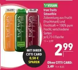 Citti True fruits Smoothie tilbud